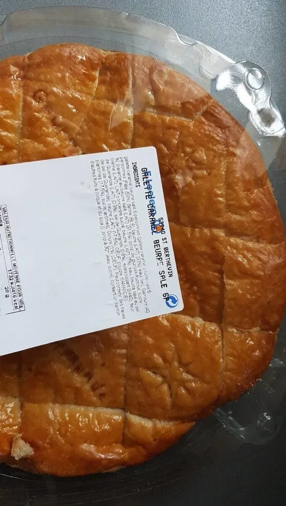 Galette caramel beurre salé Leclerc