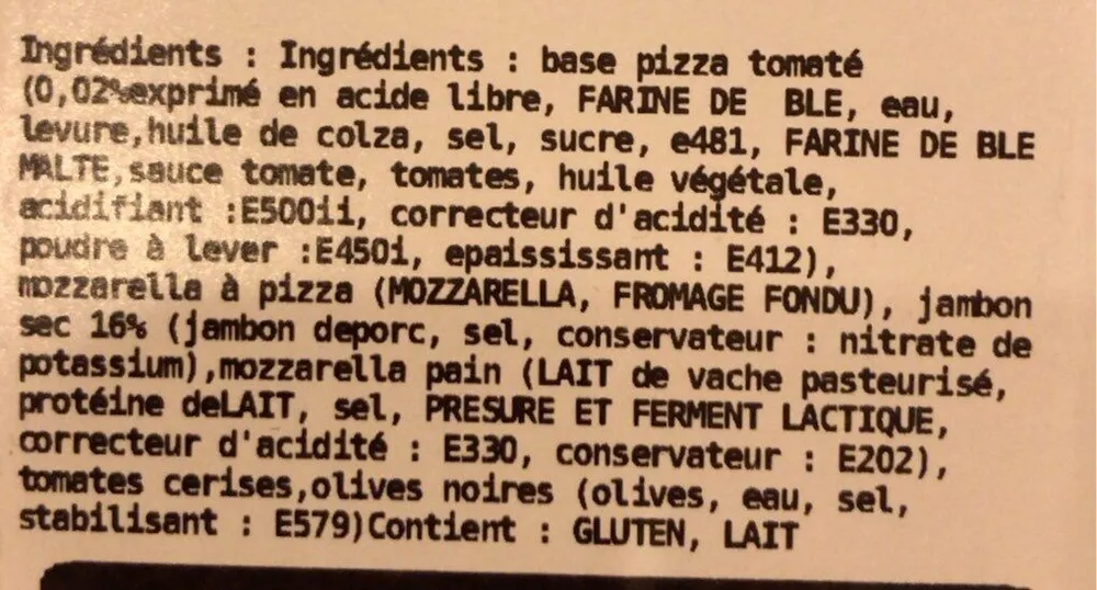 Pizza italienne