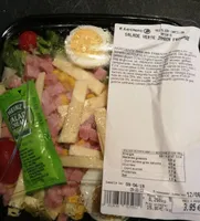 Salade verte jambon fromage