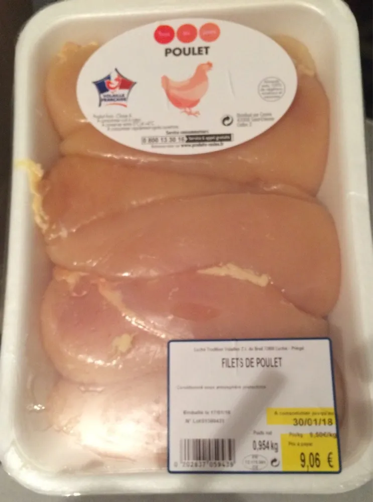 Filets de poulet