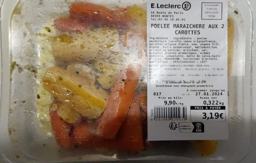Poêlée Maraîchère aux 2 carottes