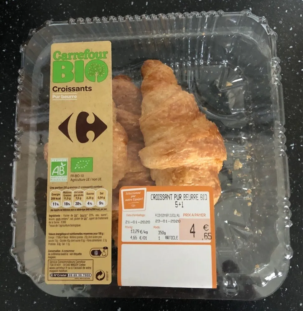 Croissants pur beurre