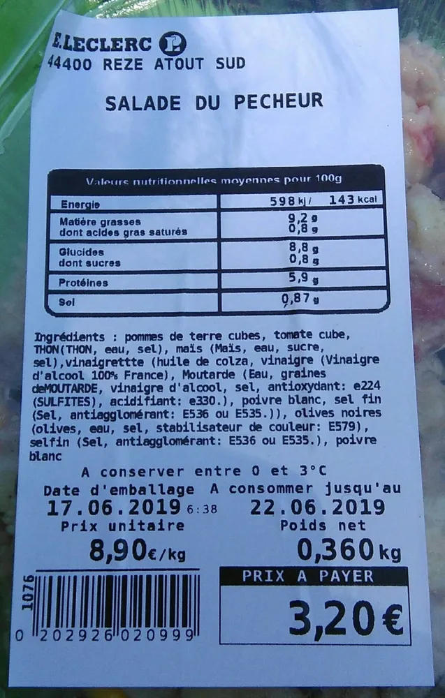 Salade du pêcheur