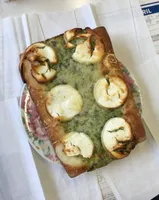 Tartine chevre epinard