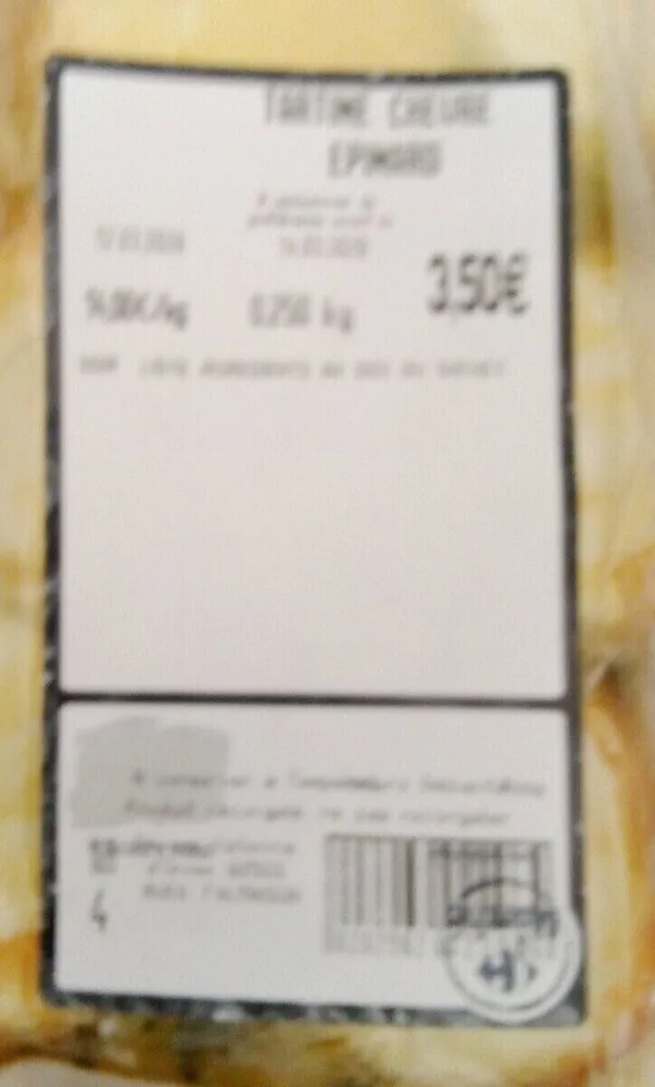 Tartine chèvre épinards