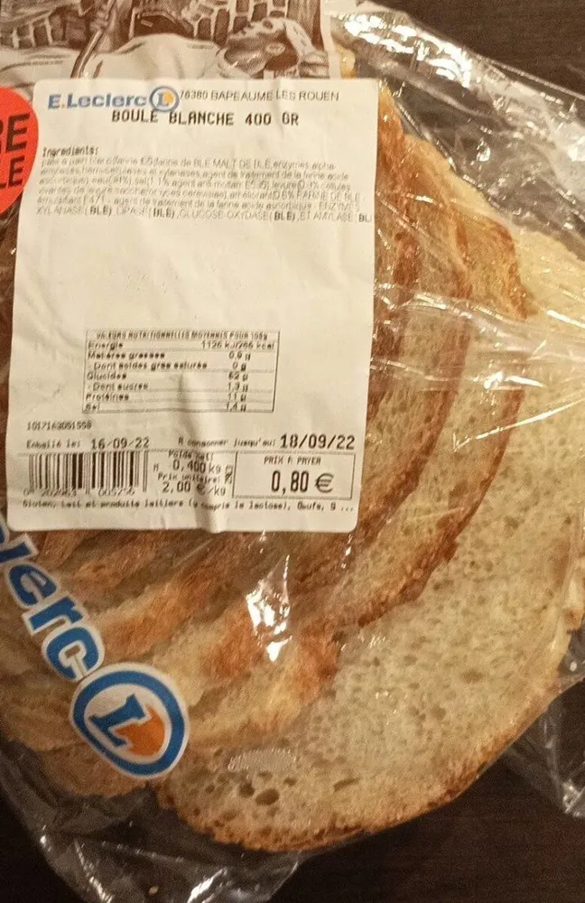 Boule blanche 400 g
