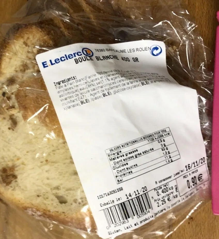 Boule blanche 400 gr