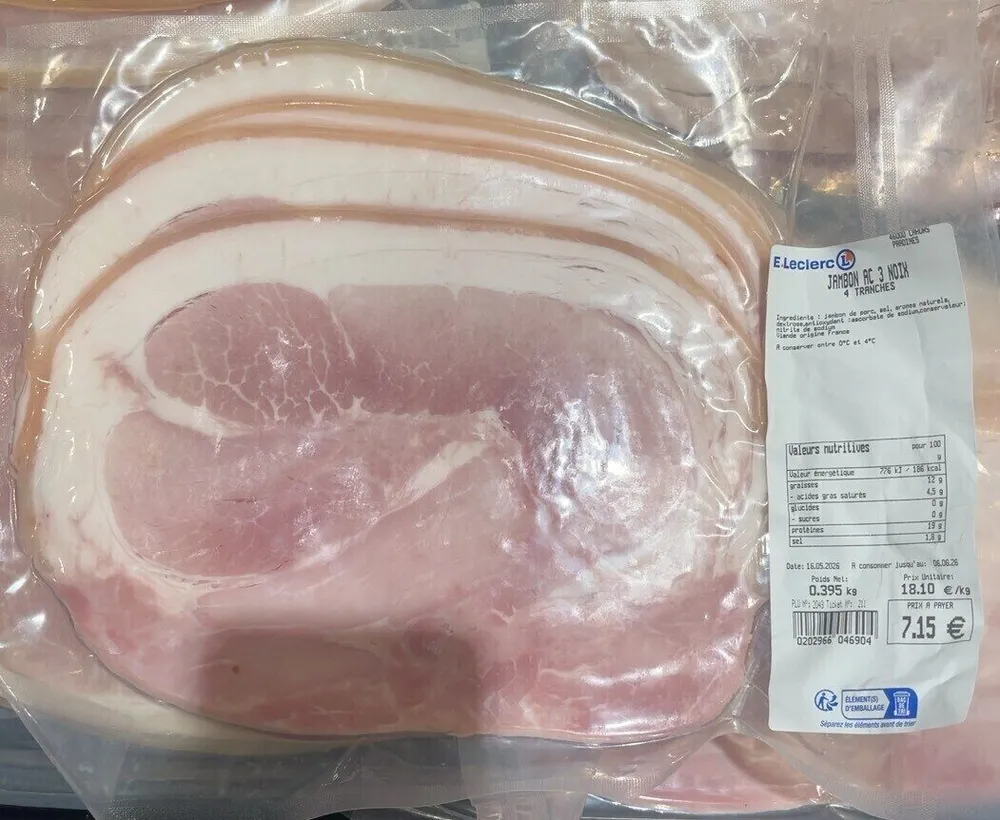 Jambon ac 3 noix