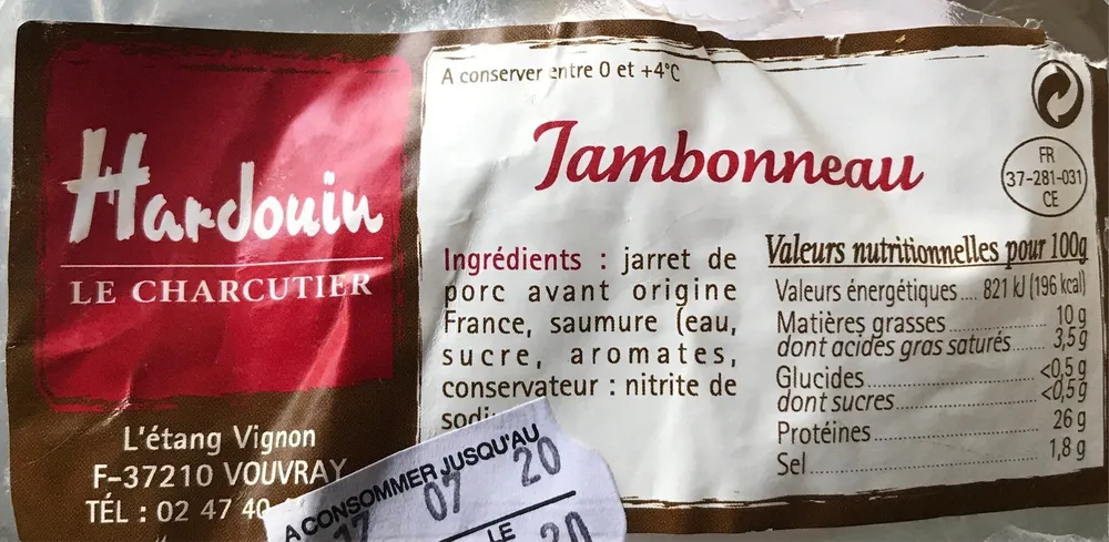 Jambonneau hardouin