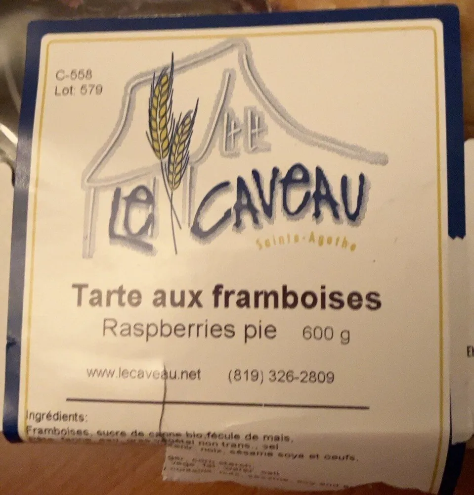 Tarte aux framboises