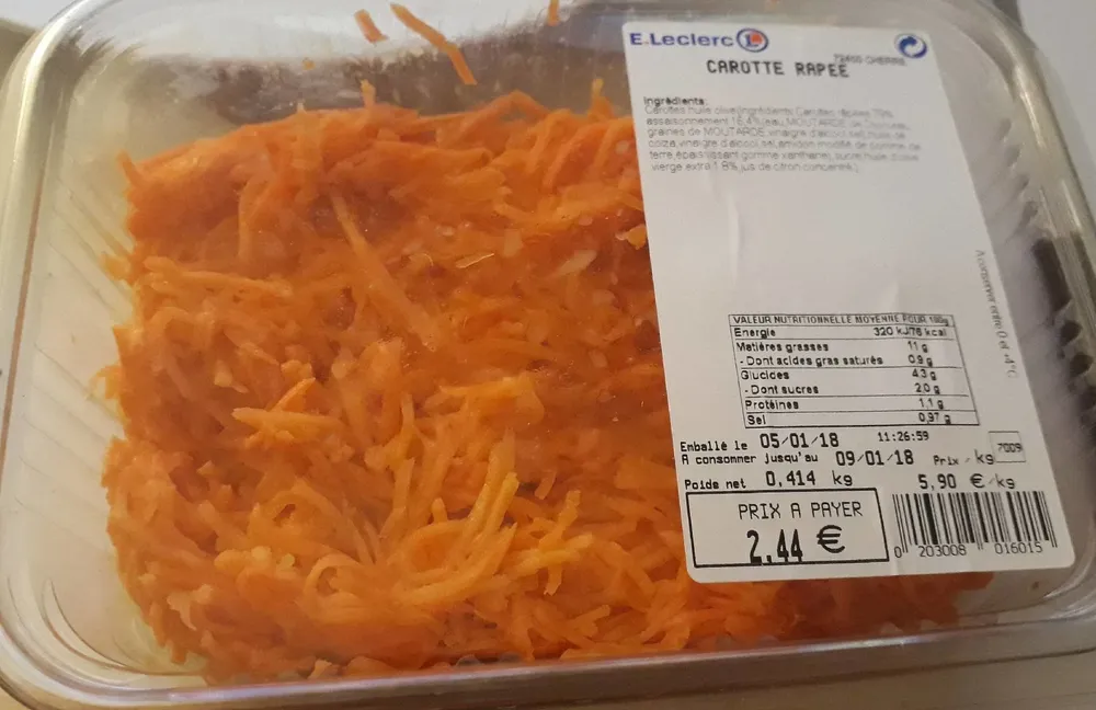 Carotte râpée