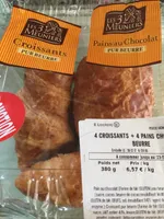 4 Croissants + 4 Pains au Chocolat Pur Beurre