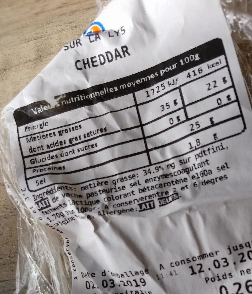 Cheddar rouge