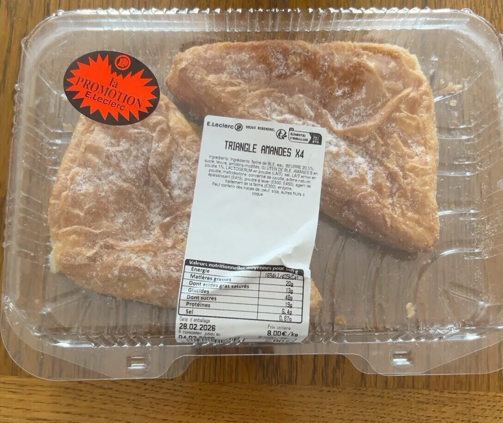 Triangle amandes