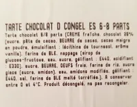 Tarte chocolat décongeler