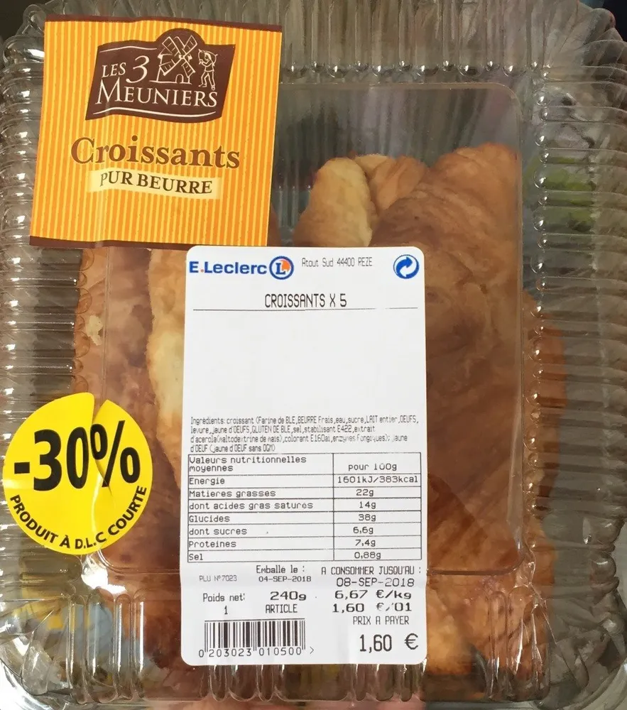 Croissants pur beurre