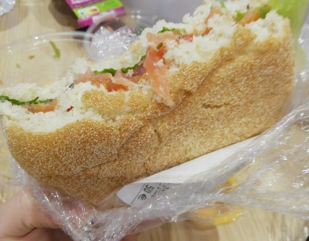 Bun saumon fumé