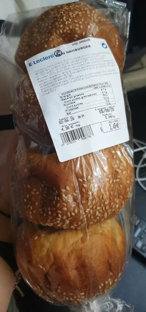 Pain hamburger