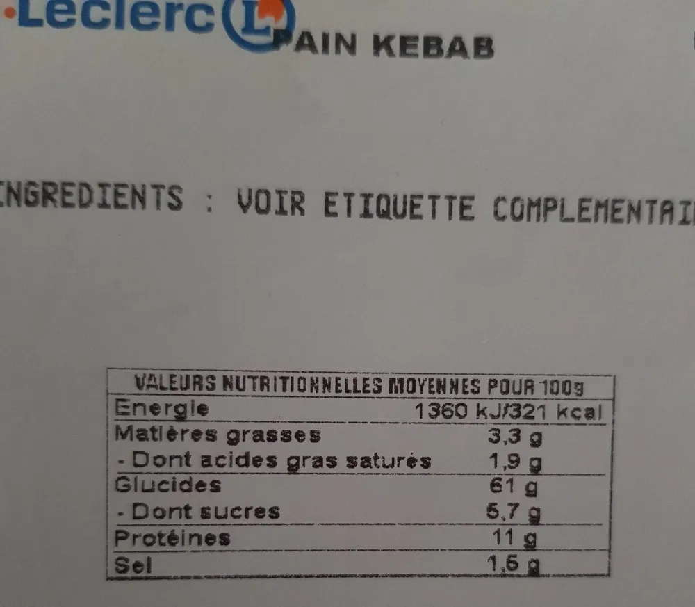 Pain Kebab
