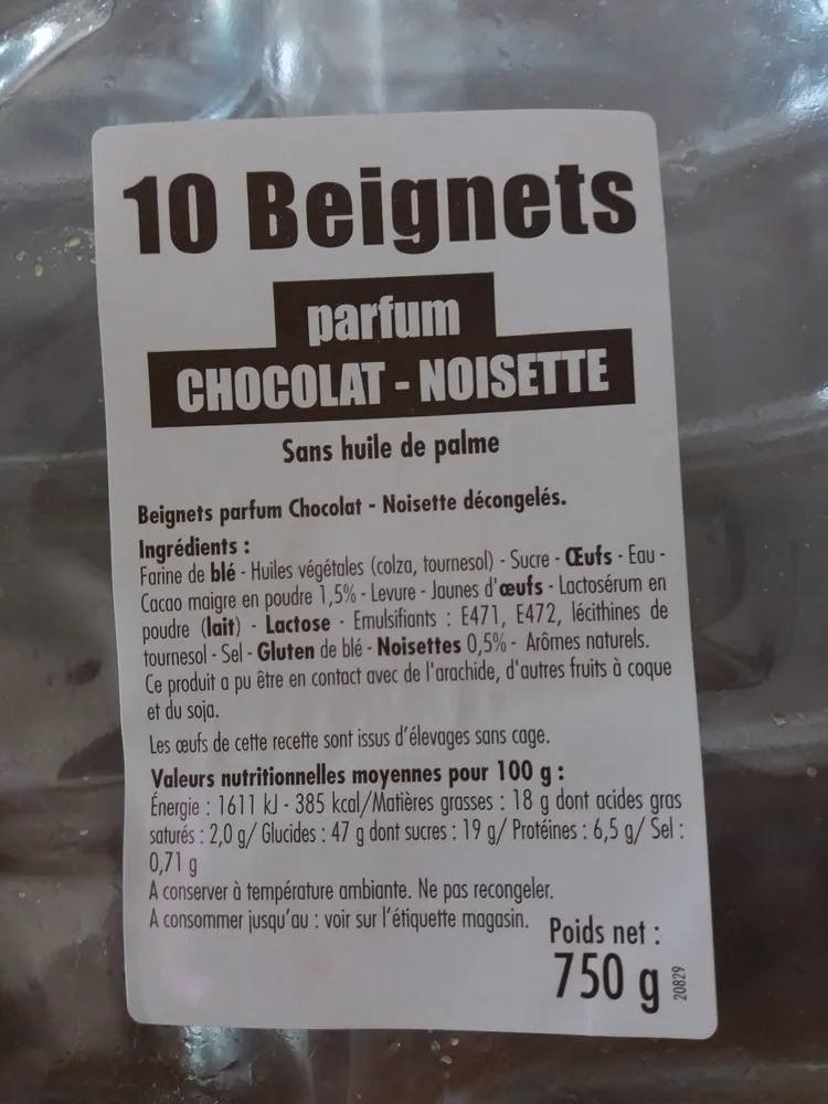 beignets fourrés