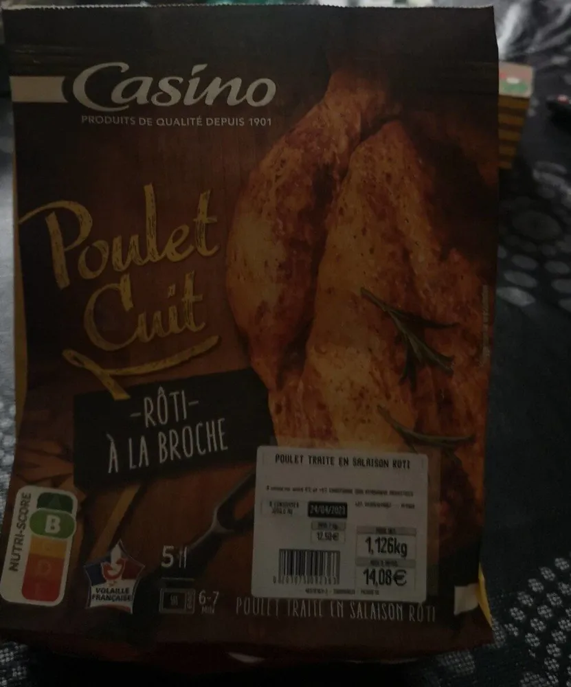 Poulet cuit