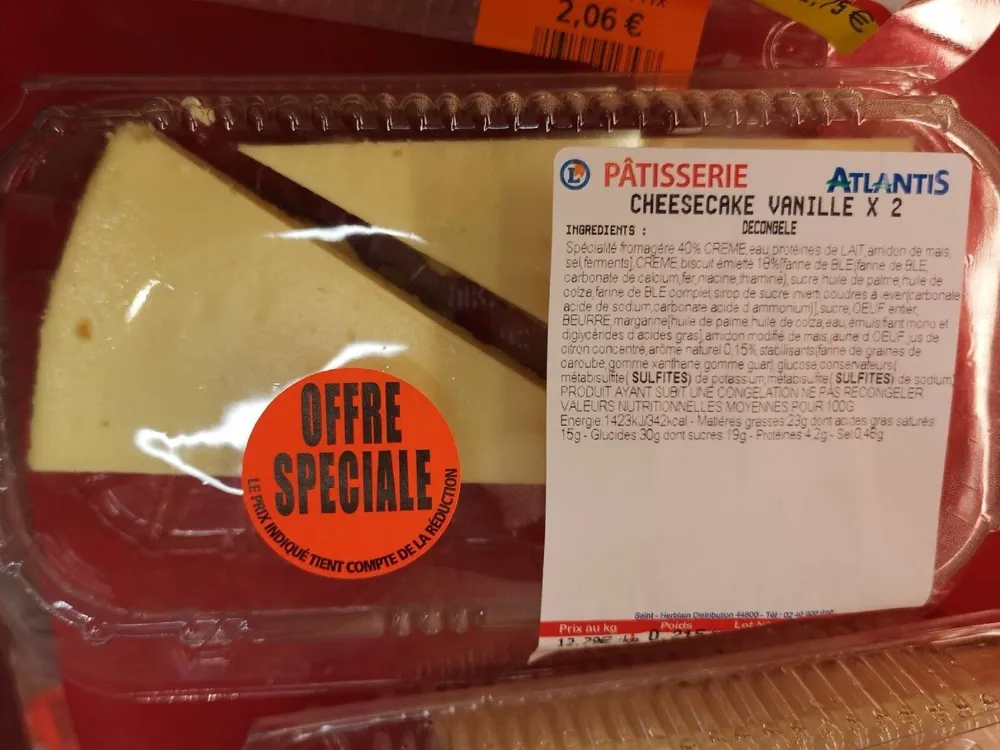 Cheesecake vanille