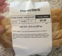 Rosemary olive oil bread