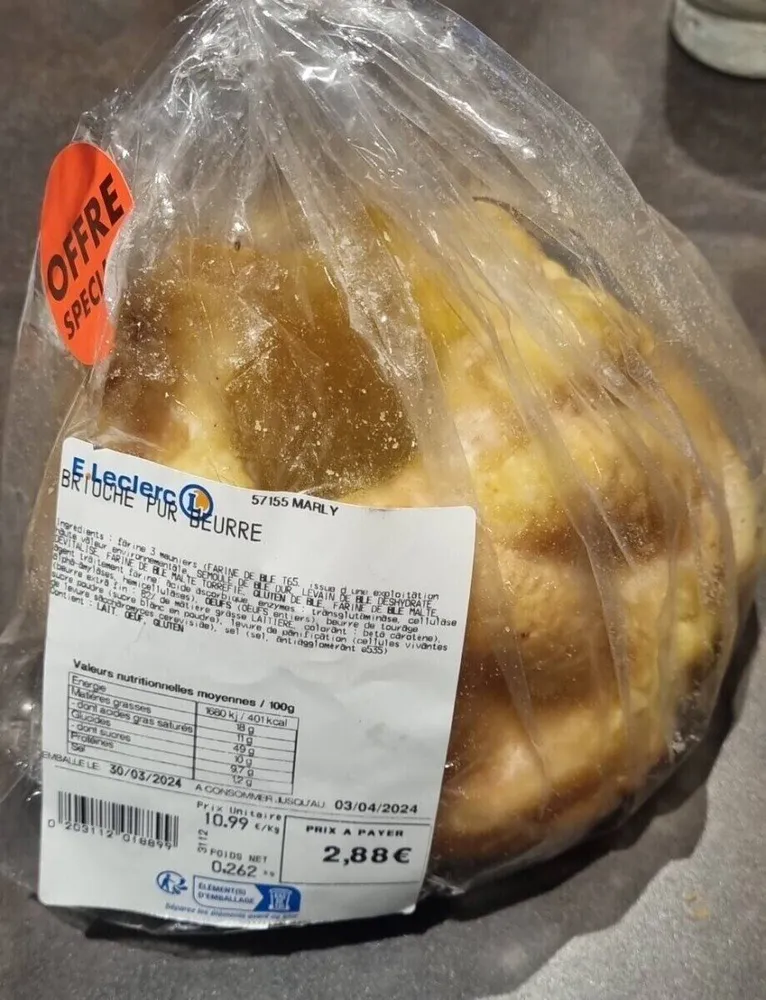 Brioche pur beurre