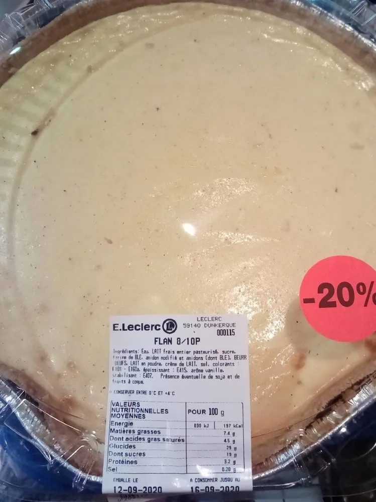 Flan nature