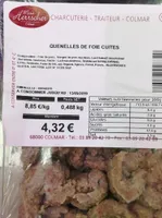 Quenelles de foie cuites