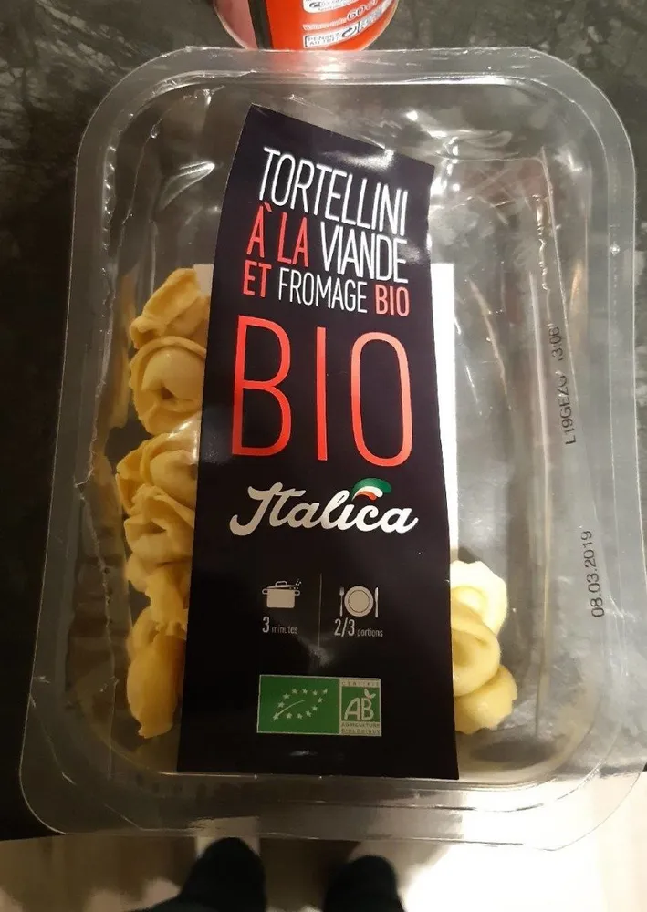 Tortellini à la viande et fromage bio
