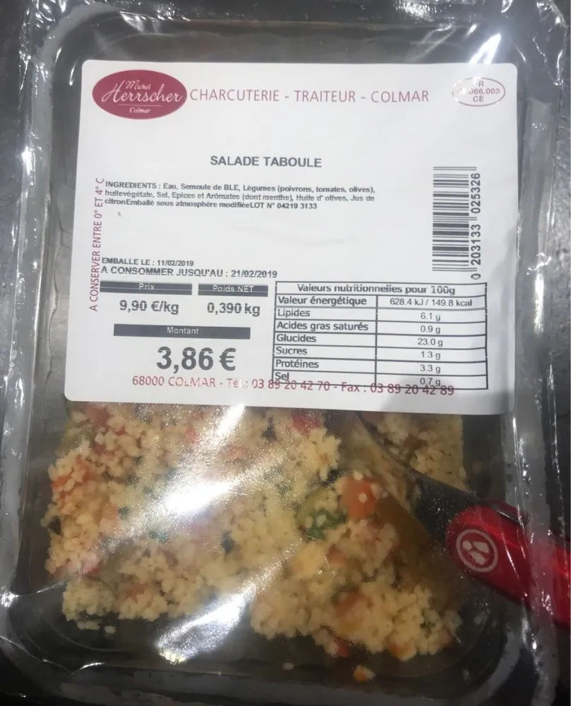 Salade taboulé