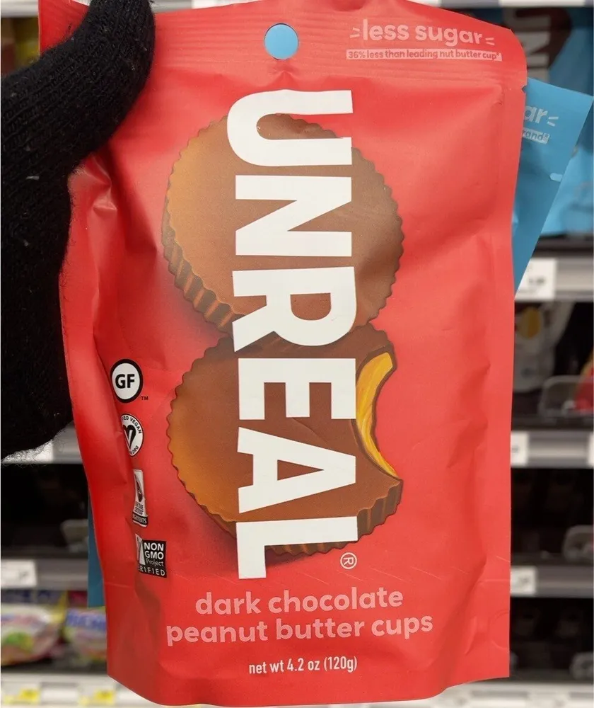 Dark chocolate peanut butter cups