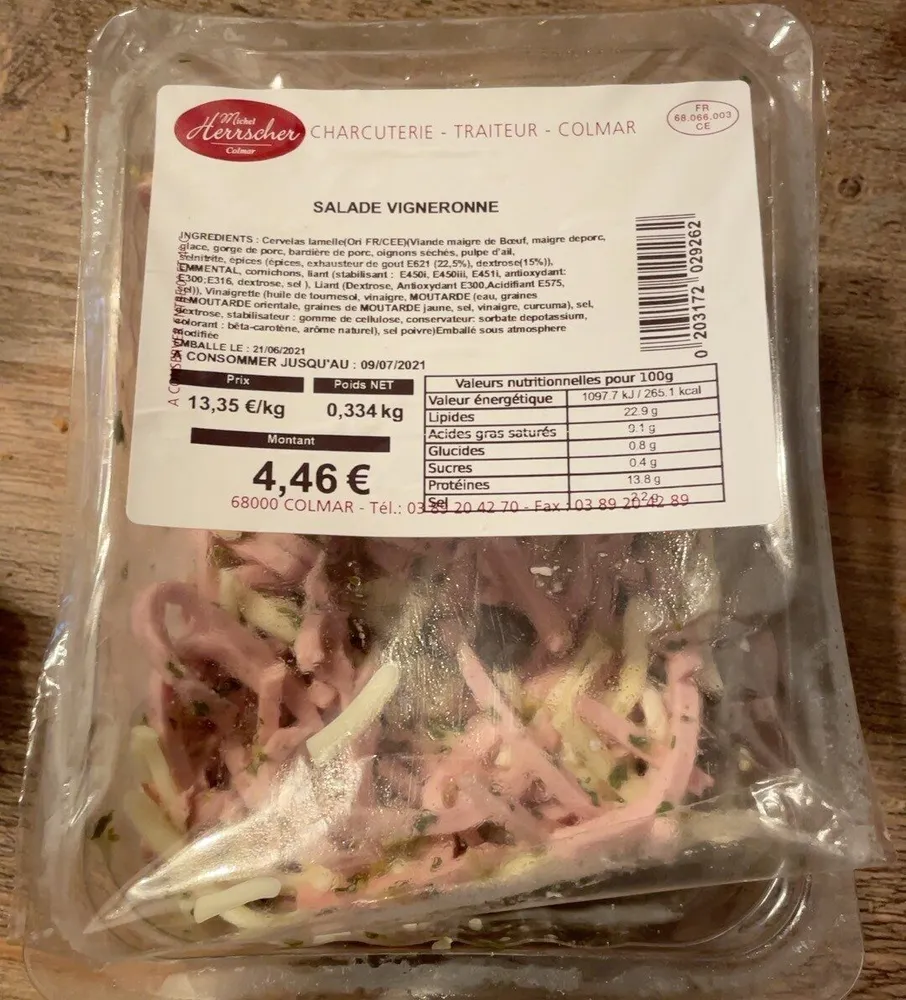 Salade vigneronne