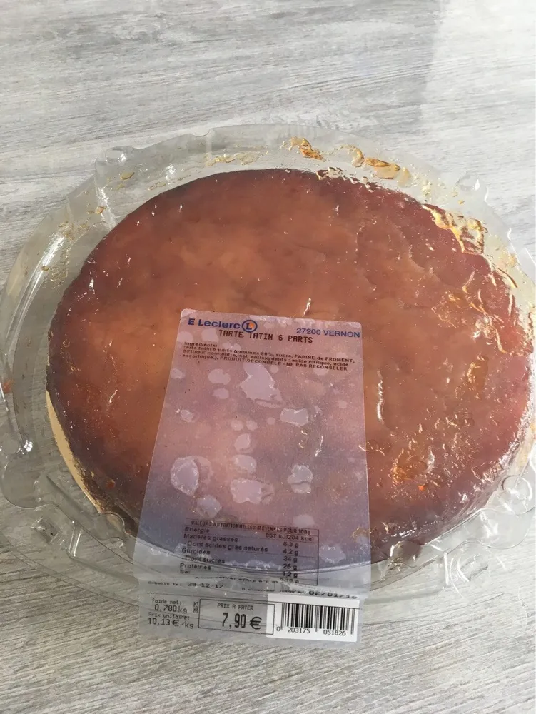 Tarte tatin 6 parts