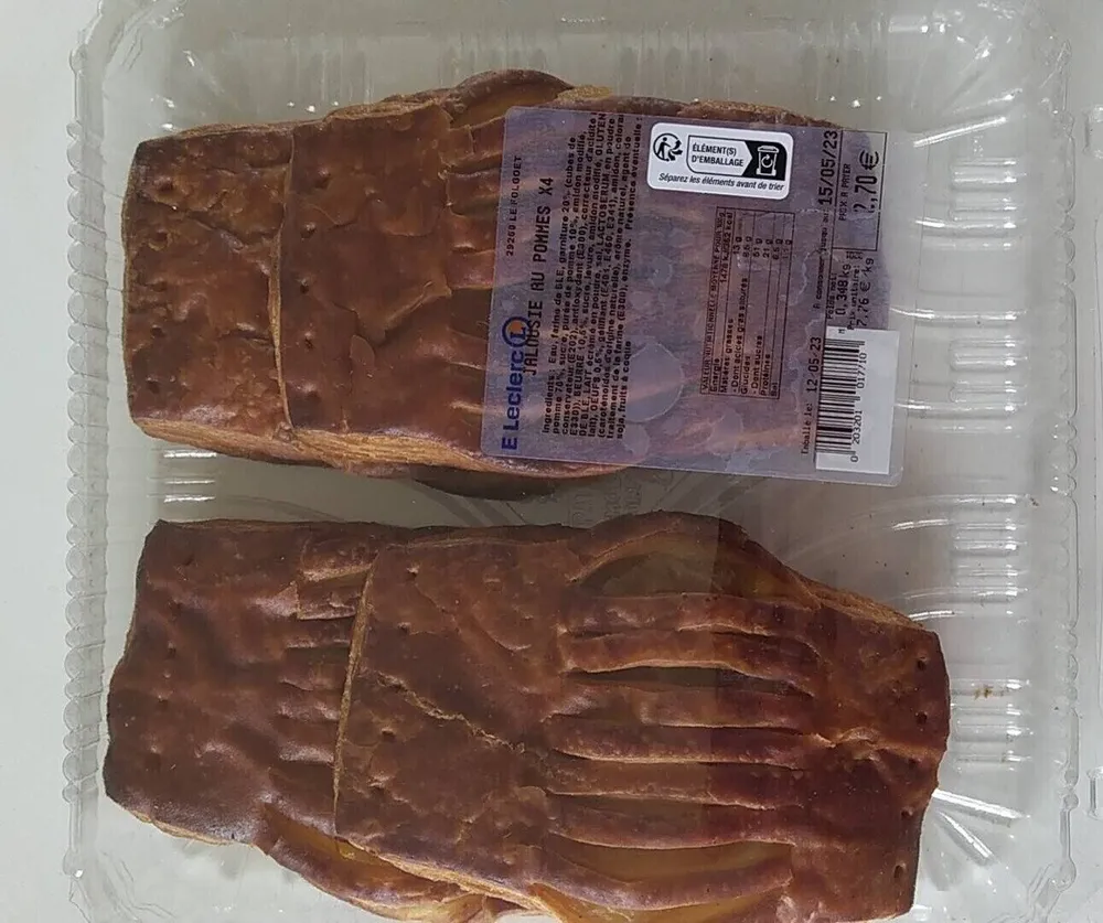 Jalousie aux pommes x4