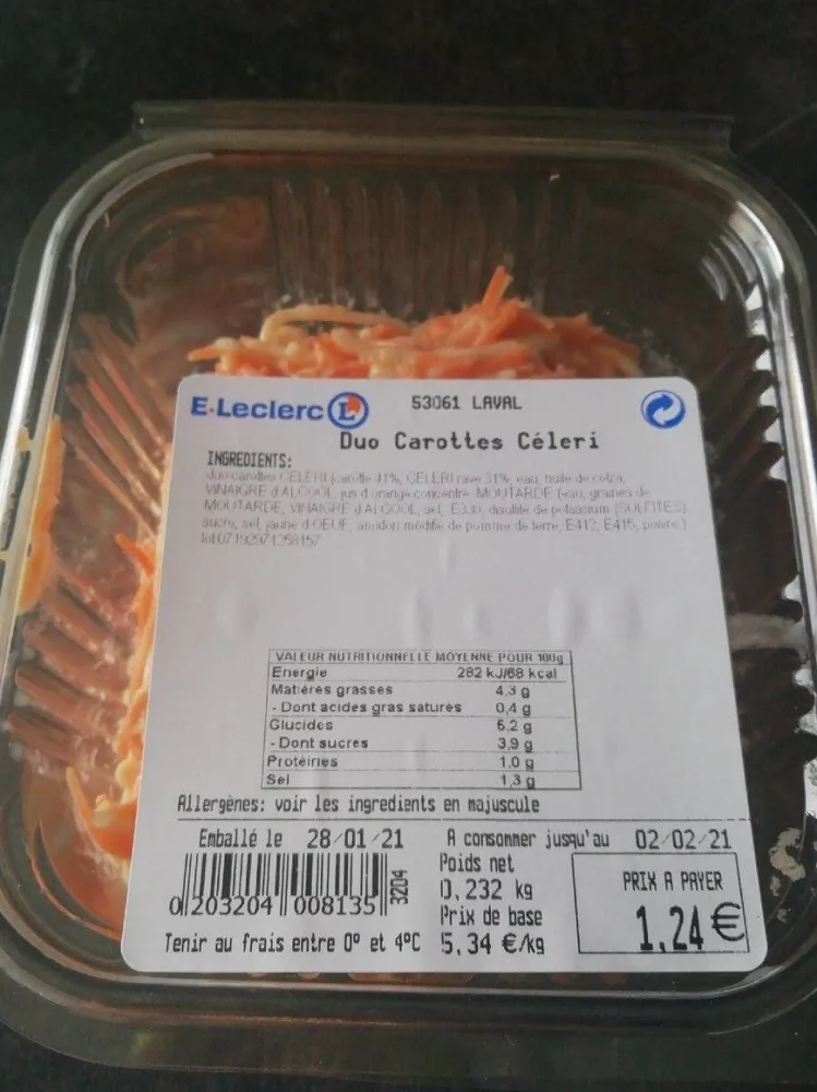 Duo de Carottes Céleri