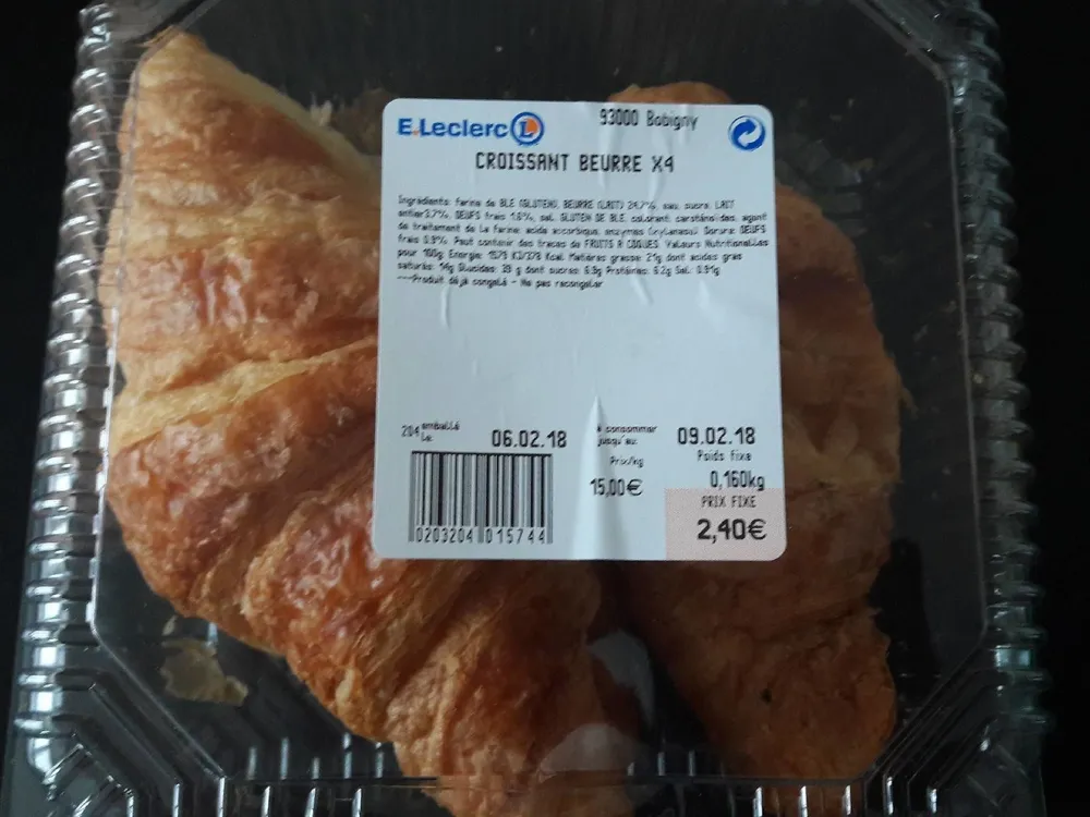 Croissant beurre