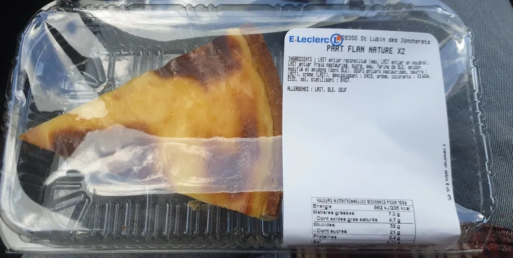 Flan nature