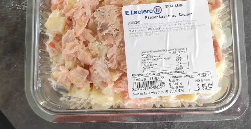 Piémontaise au saumon