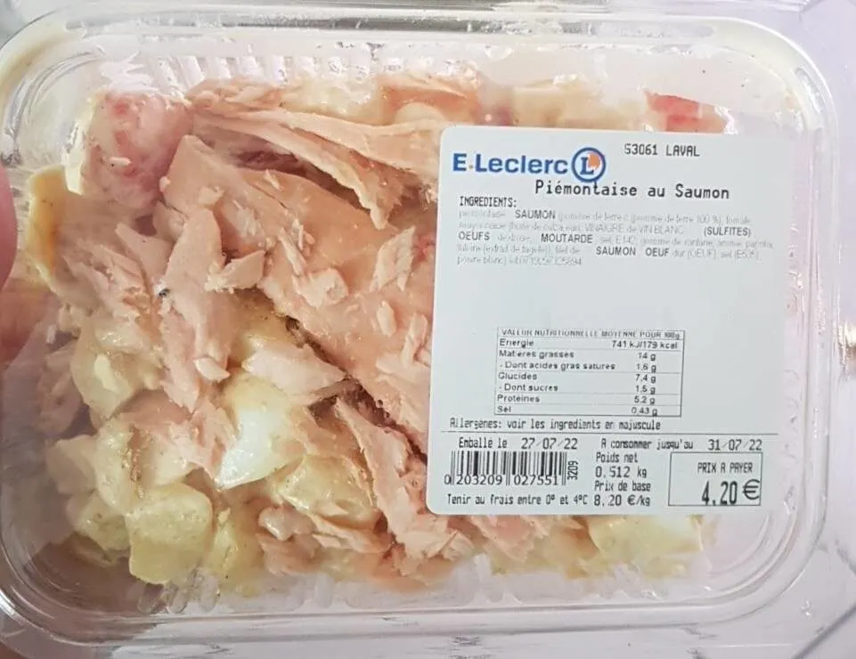 Piémontaise au Saumon