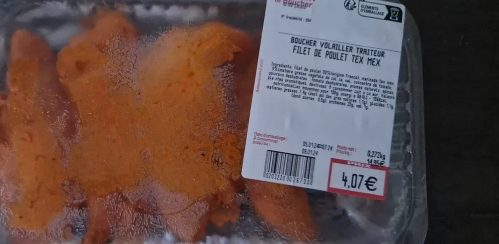 Filet de poulet tex mex