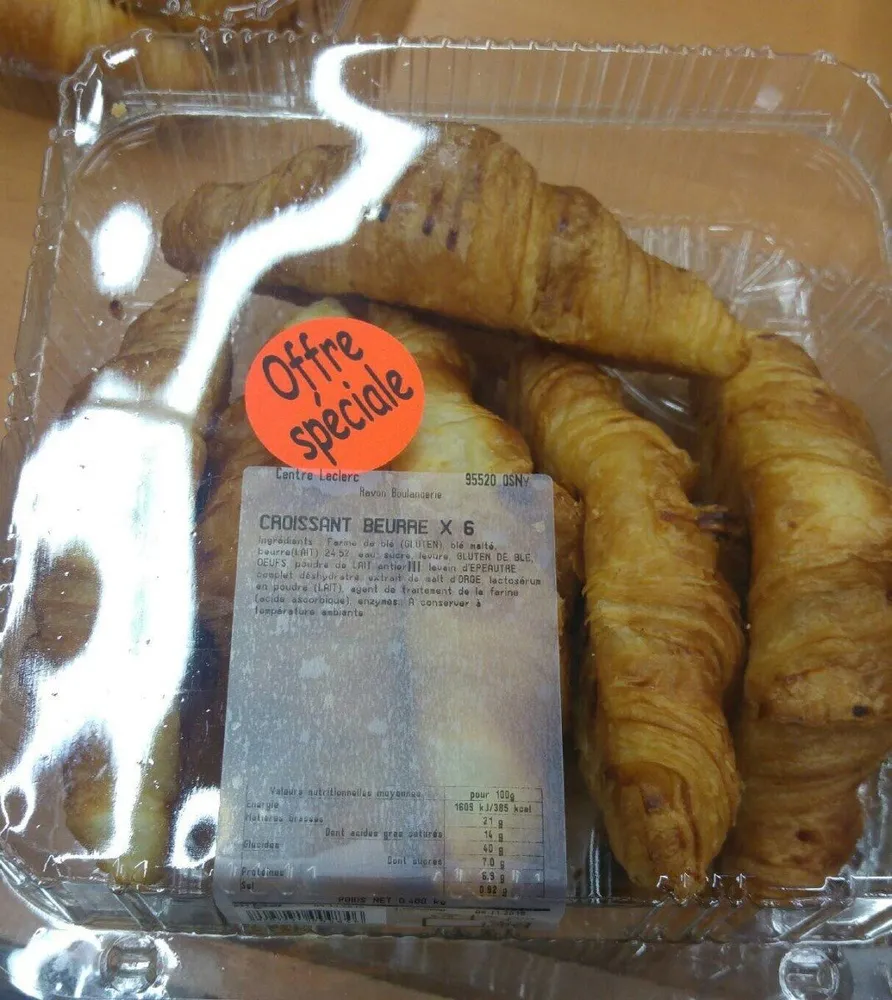 Croissant Pur Beurre x6