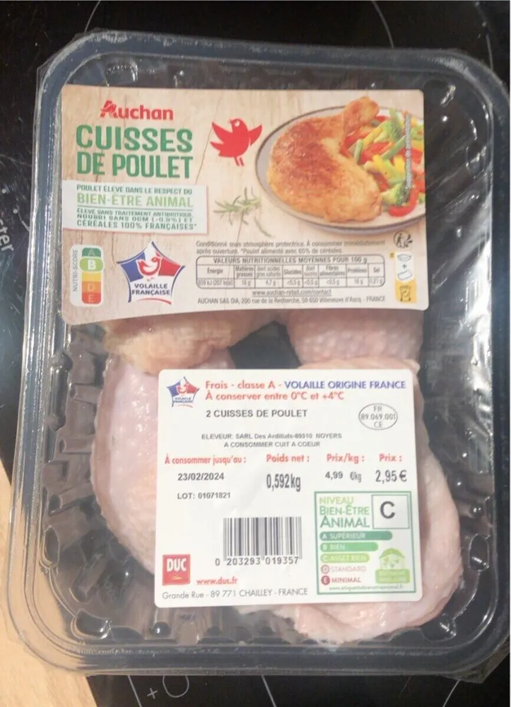 Cuisses de poulet