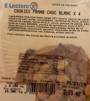Cookies framb choc blanc