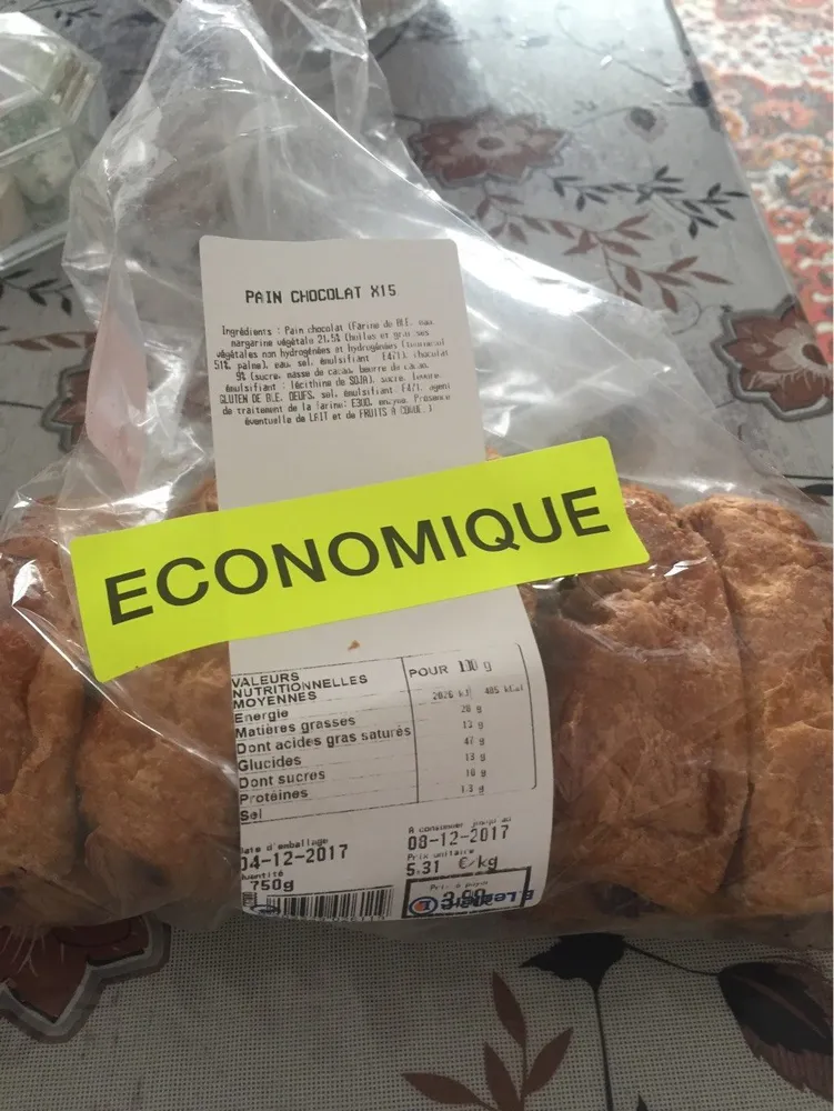 Pain chocolat x15