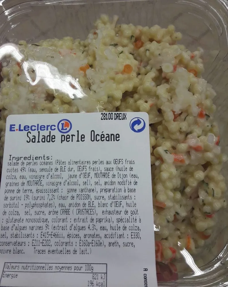 Salade perle oceane