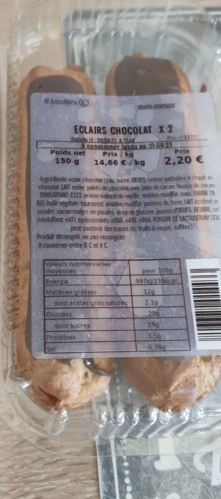 Éclairs chocolat