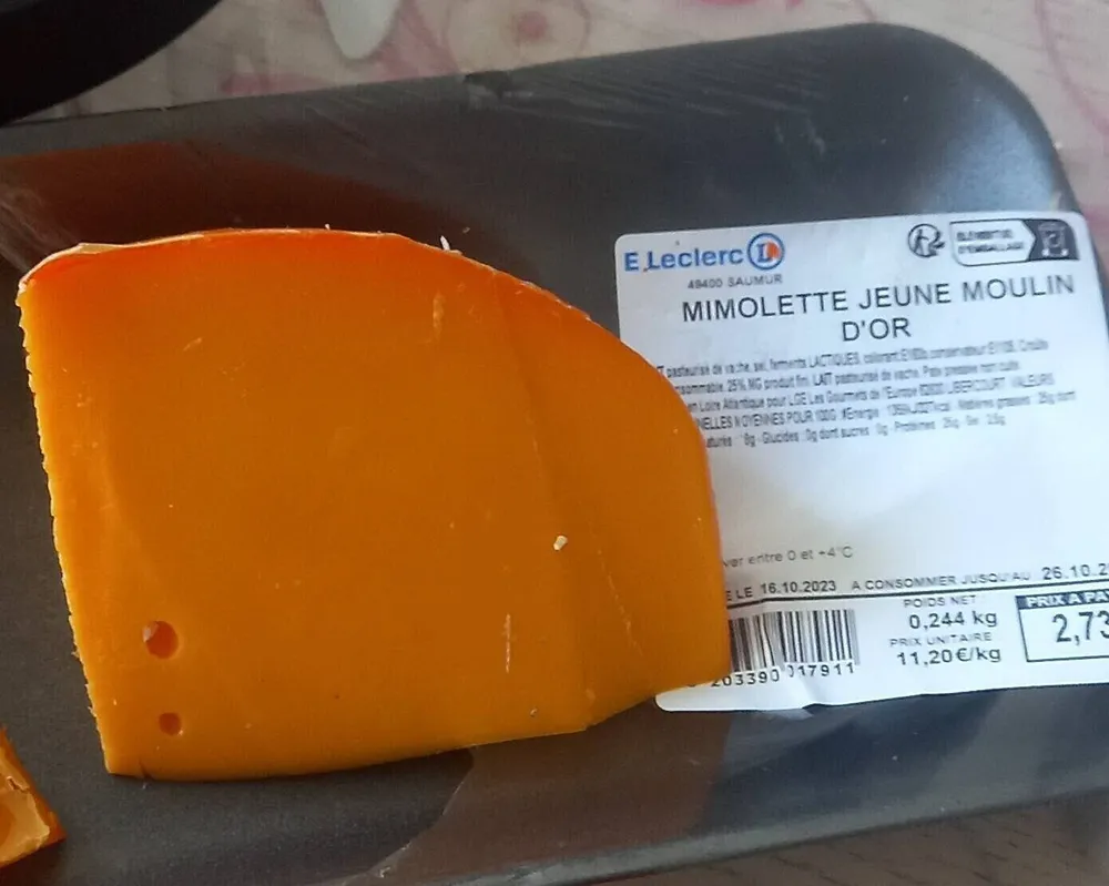 Mimolette jeune moulin d'or