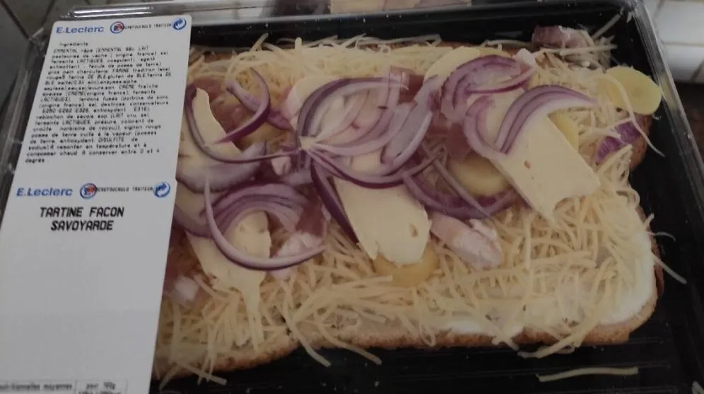 Tartine façon savoyarde
